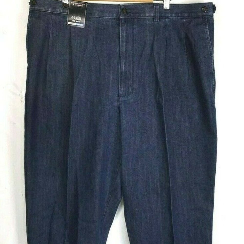 Roundtree & Yorke Big Man Classic  Pleated 46 x 29